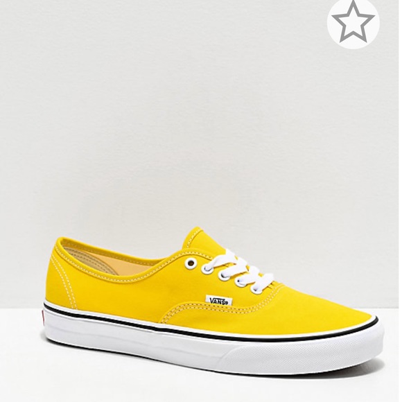 yellow vans for women